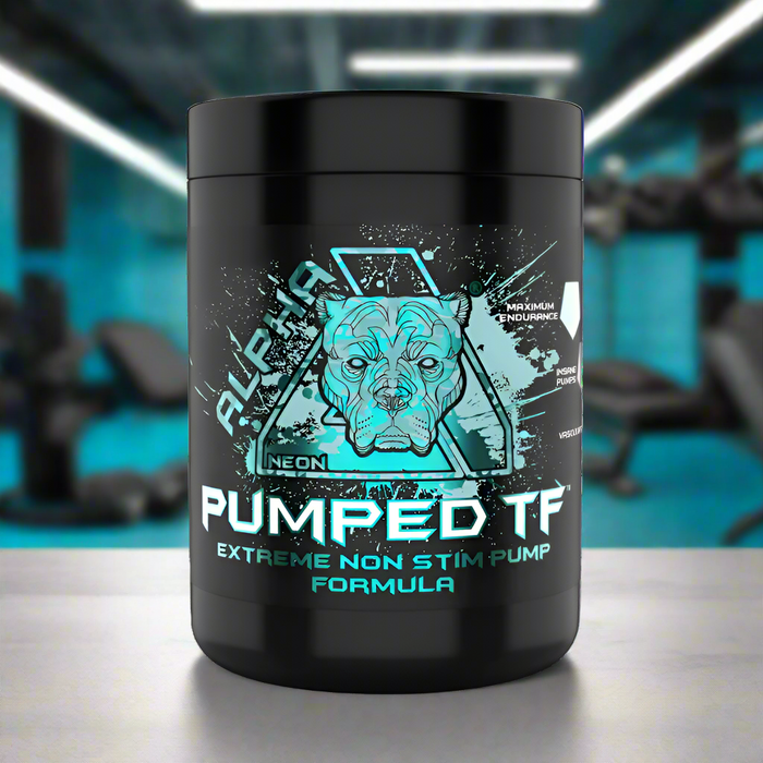 Alpha Neon Pumped TF | Stimulant-Free Pump Pre-Workout | 380g