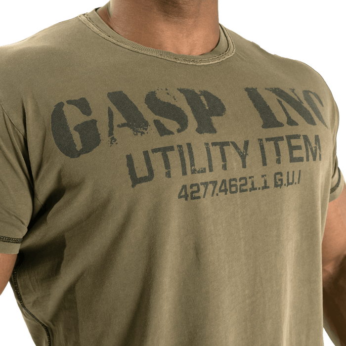 GASP Basic Utility Tee - Wash Green