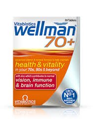 Vitabiotics Wellman Health And Vitality 30 Tablets - Men at MySupplementShop by Vitabiotics