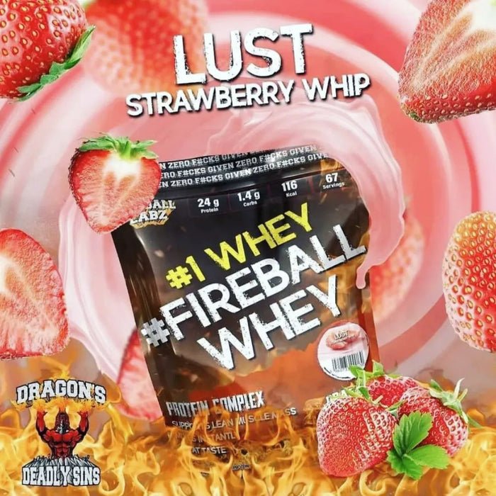 Fireball Labz #1Whey # Whey 2kg Gluttony (Doppelte Schokolade)