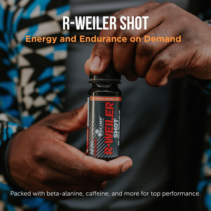 Olimp R-WEILER Shot | Liquid Pre-Workout | Energy & Performance Boost 9 x 60ml