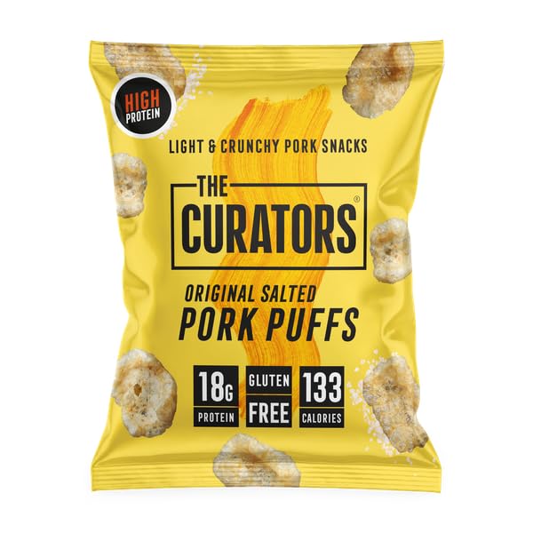 The Curators Pork Puffs 25g x 20 - Multipack at MySupplementShop by THE CURATORS