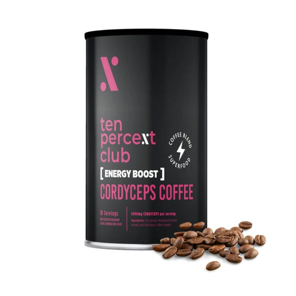 The Ten Percent Club Cordyceps Coffee 0.3kg - Mushrooms at MySupplementShop by Ten Percent Club