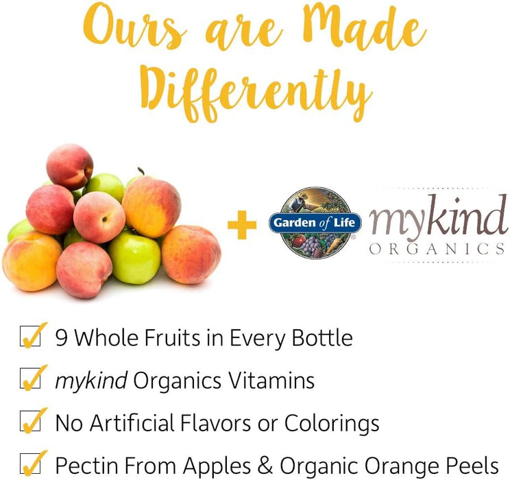 Garden of Life Mykind Organics Kids Multi Gummies, Bio-Fruchtgeschmack – 120 vegane Gummibärchen