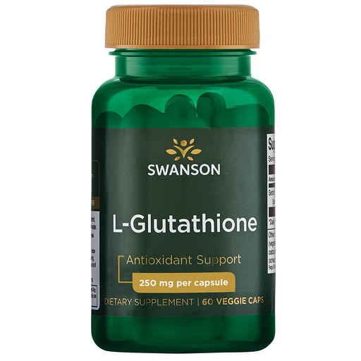 Swanson L-Glutathione, 250mg - 60 vcaps | High-Quality Combination Multivitamins & Minerals | MySupplementShop.co.uk