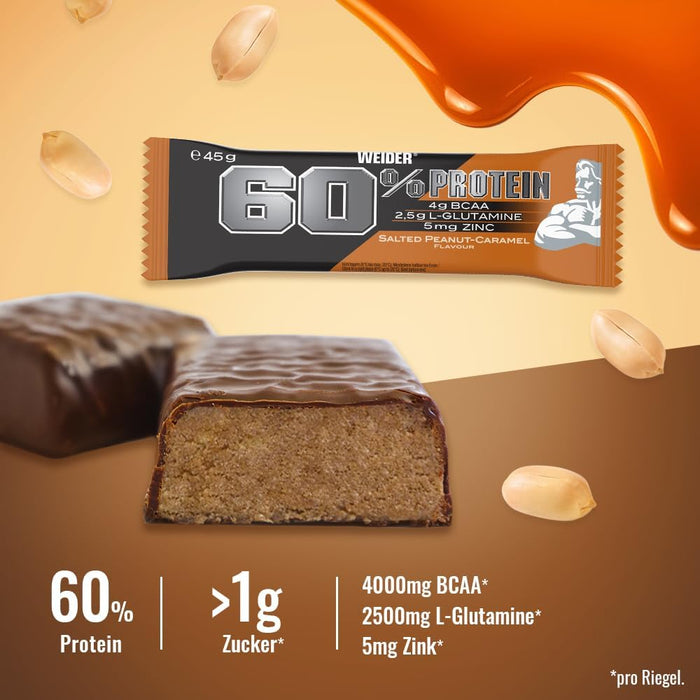 Weider Nutrition 60% Protein Bar 24x45g