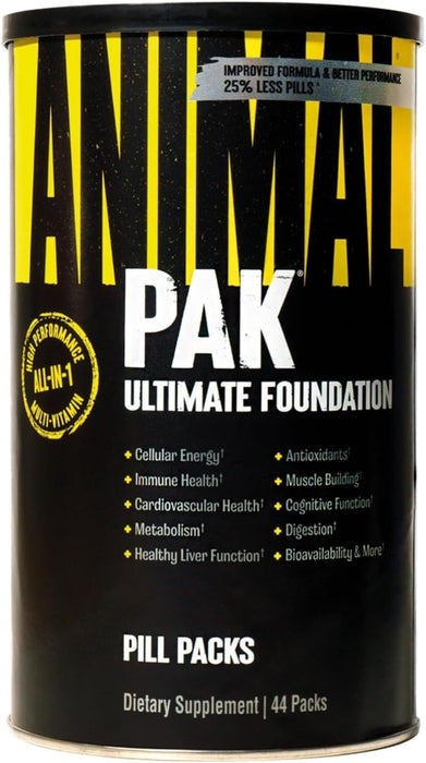 Animal Pak 30 packs | All-in-One Performance Pack for Strength, Recovery & Immunity