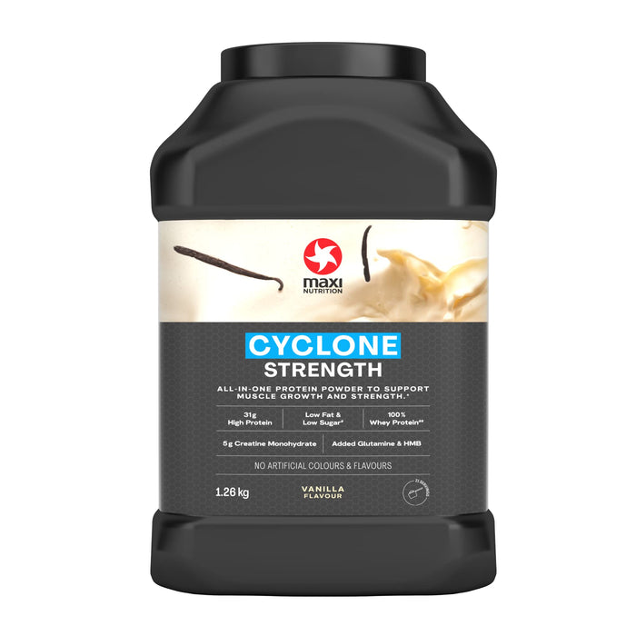 Maxi Nutrition Cyclone Powder 1260g Vanilla - Whey Proteins at MySupplementShop by Maxi Nutrition