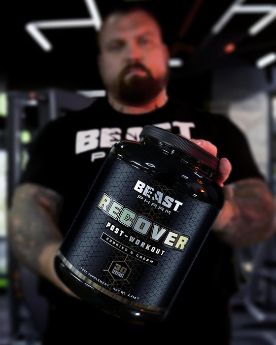 Beast Pharm Recover Post Workout 2.4kg (Cookies & Cream) - Recovery Shake at MySupplementShop by Beast Pharm