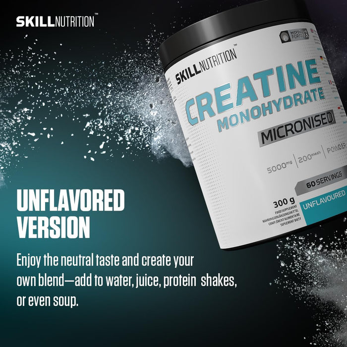 Skill Nutrition Micronised Creatine Monohydrate 500g