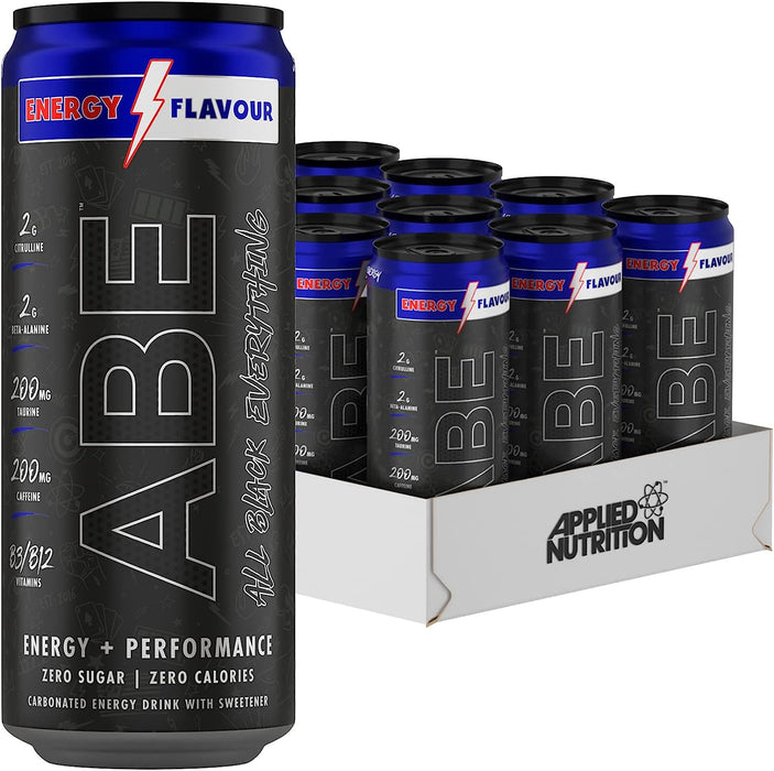 Applied Nutrition ABE Pre Workout Cans 12 x 330ml - Energy - Energy Drinks at MySupplementShop by Applied Nutrition