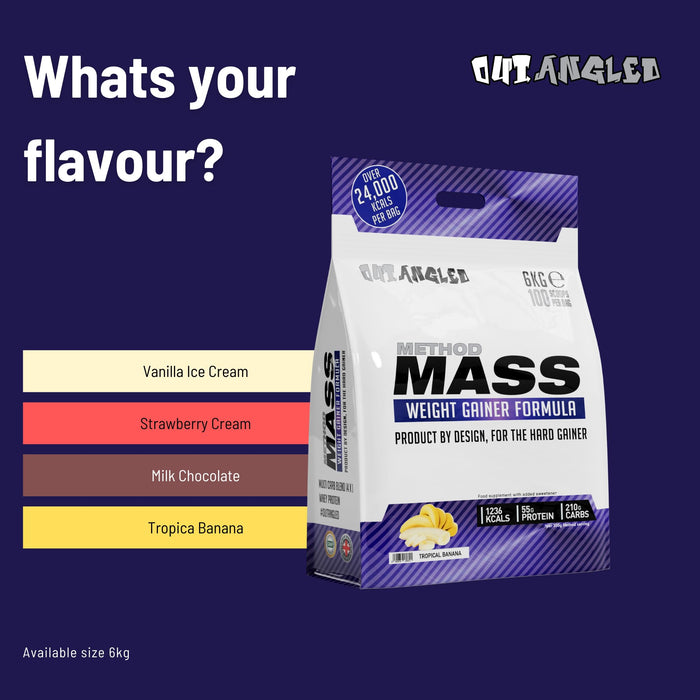 Outangled Method Mass 6kg - Whey Proteins at MySupplementShop by OUT ANGLED