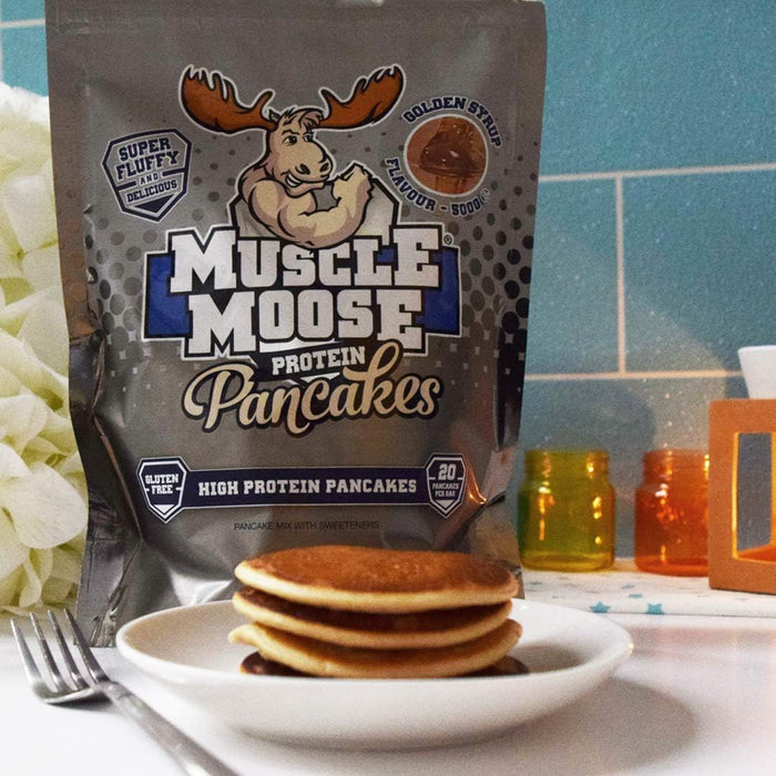 Muscle Moose Protein Pancakes | High-Protein, Fluffy & Easy to Make 500g