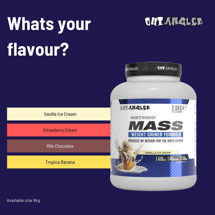 Outangled Method Mass 2kg - Protein Blends at MySupplementShop by OUT ANGLED