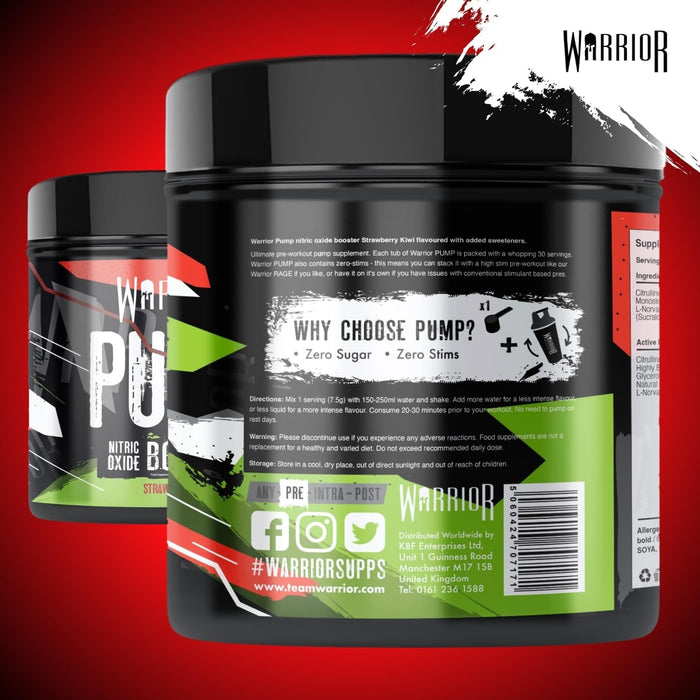 Warrior PUMP 225g 30 Servings