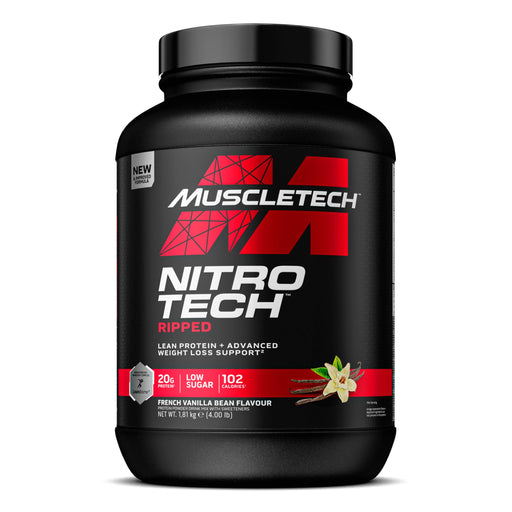 MuscleTech Nitro-Tech Ripped, French Vanilla Bean 1810g