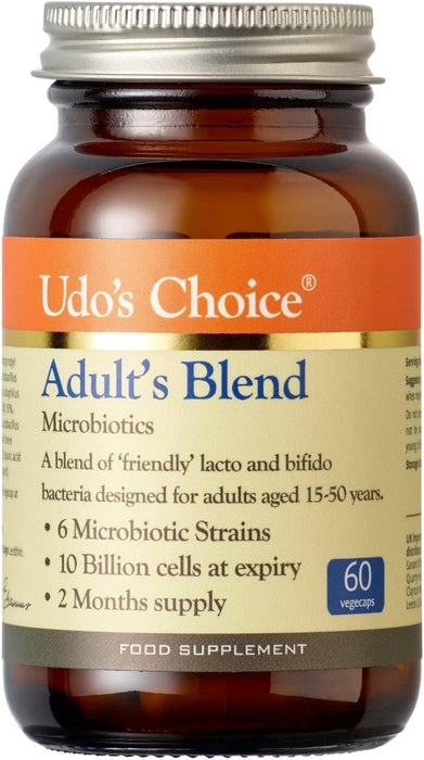 Udo's Choice Adults Blend Microbiotics 60 Vegecaps - Sports Nutrition at MySupplementShop by Udo's Choice