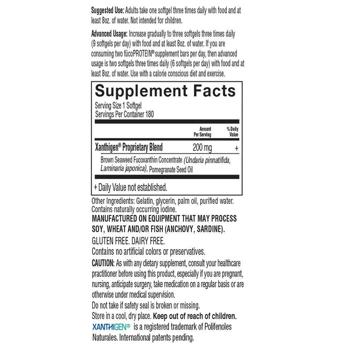Garden of Life FucoThin - 180 softgels | High-Quality Slimming and Weight Management | MySupplementShop.co.uk