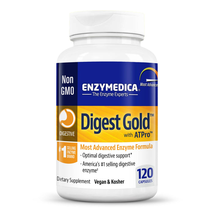 Enzymedica Digest Gold 120 Capsules Best Value Nutritional Supplement at MYSUPPLEMENTSHOP.co.uk