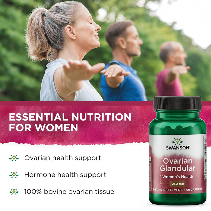 Swanson Ovarian Glandular, 250mg - 60 caps - Supplements for Women at MySupplementShop by Swanson