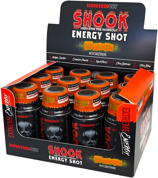 Murdered Out Shook Shot - Pre-Workout Shot 12x60ml