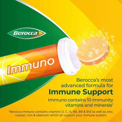 Berocca Immuno Energy & Immune Support 15 Tablets - Adult Multi Vits at MySupplementShop by Berocca