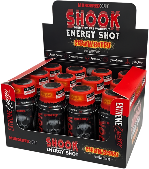 Murdered Out Shook Shot - Pre-Workout Shot 12x60ml