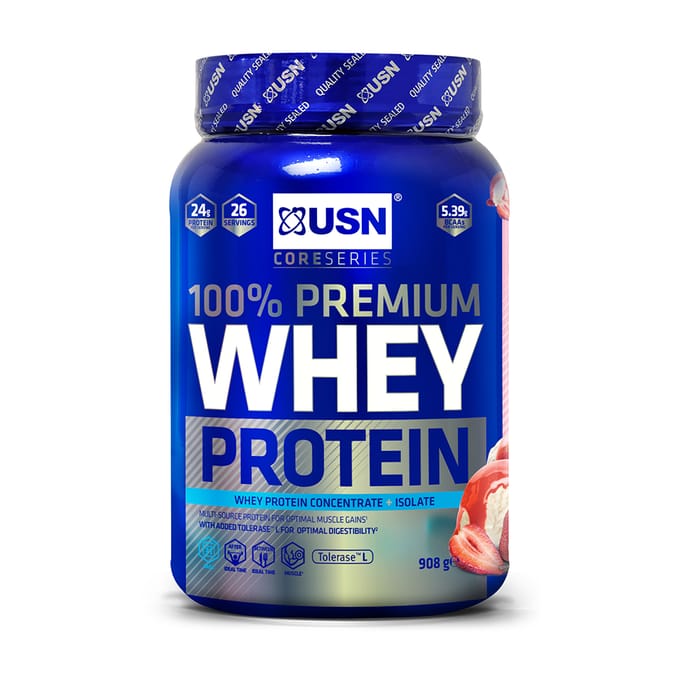 USN 100% Premium Whey 908g Strawberry