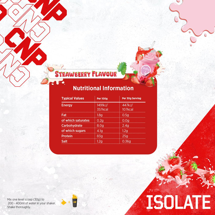 CNP Professional Isolate 1800g Strawberry at MySupplementShop.co.uk