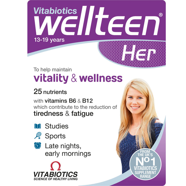 Vitabiotics Wellteen Her 30 Tablets - Women at MySupplementShop by Vitabiotics