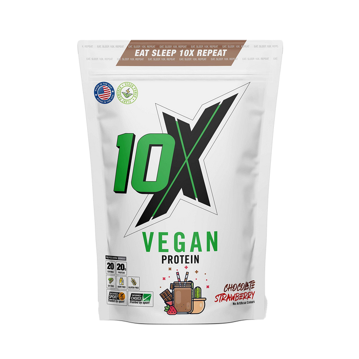 10X Athletic Vegan Protein 540g Schokoladen-Erdbeere