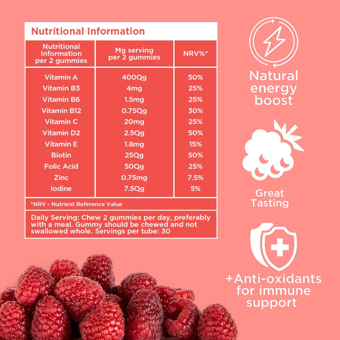 Gmys Immunity Gummies, Berry - 60 gummies Best Value Vitamin at MYSUPPLEMENTSHOP.co.uk