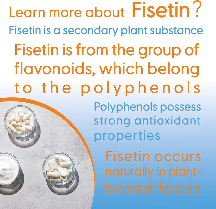 Doctor's Best Fisetin with Novusetin, 100mg - 30 vcaps | High-Quality Health and Wellbeing | MySupplementShop.co.uk