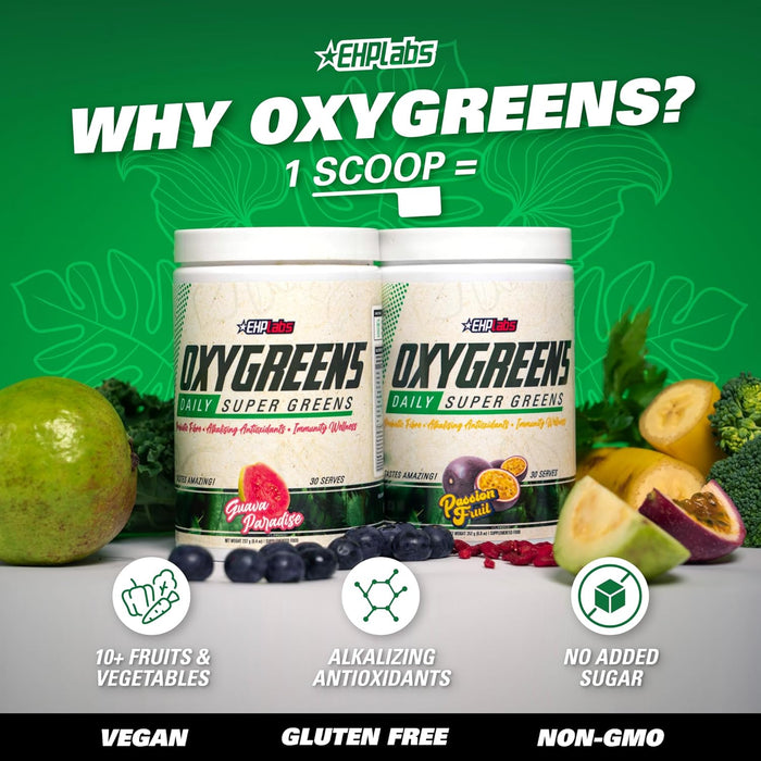 EHP Labs OxyGreens 30 Servings - Spirulina at MySupplementShop by Ehp Labs