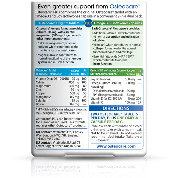 Vitabiotics Osteocare Plus 84 Tablets - Bone Care at MySupplementShop by Vitabiotics