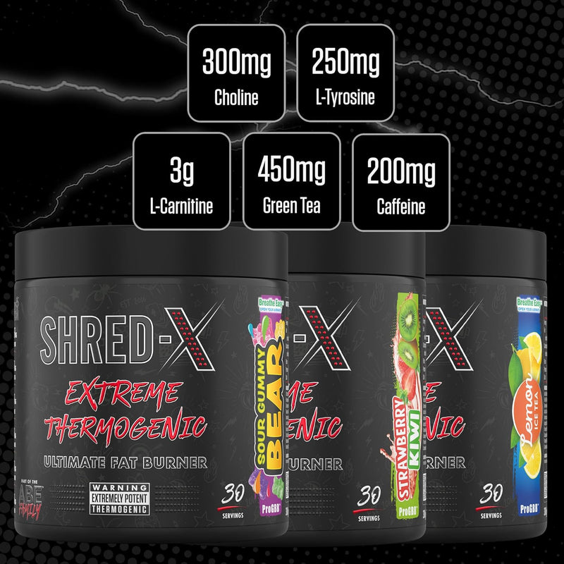 Applied Nutrition Shred-X Pulver 300g Saures Gummibärchen