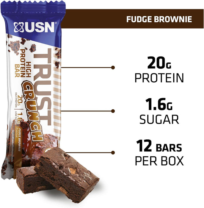 USN TRUST Crunch Proteinriegel 12 x 60 g