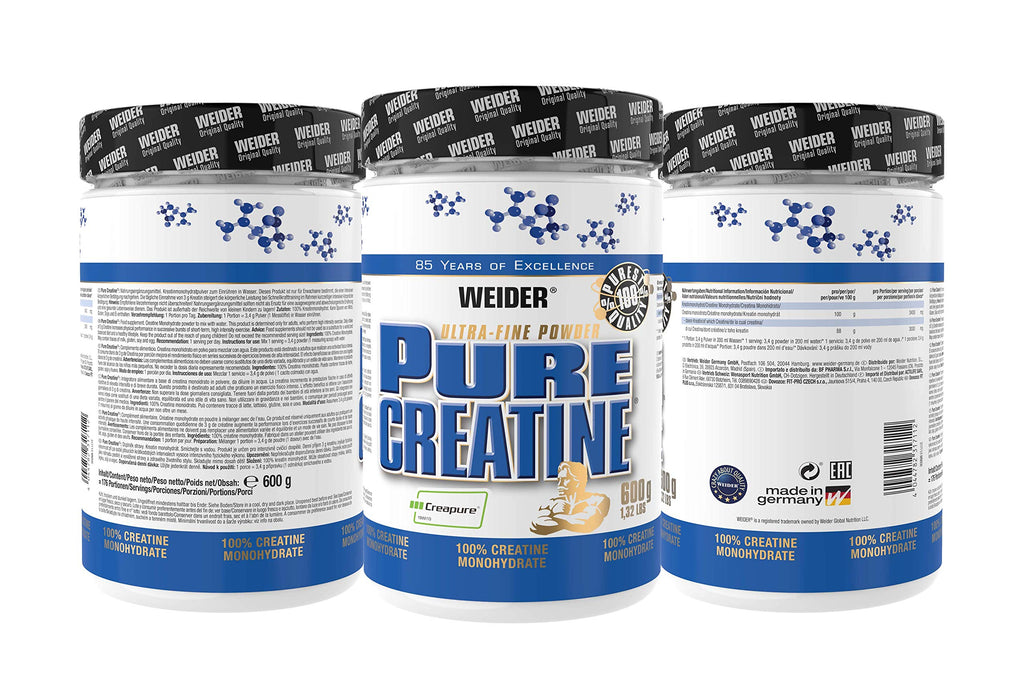 Weider Pure Creatine - 600 grams | High-Quality Creatine Supplements | MySupplementShop.co.uk