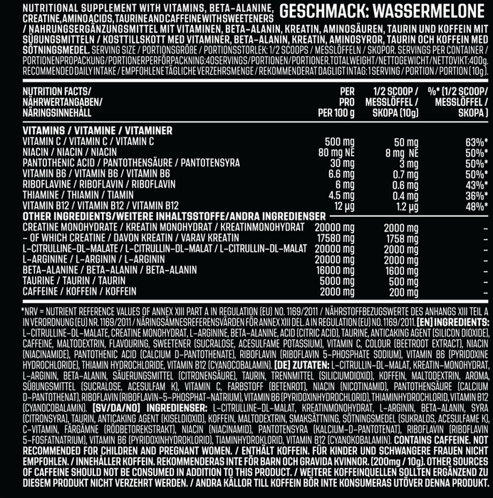 AK-47 Labs Pre-Workout Schizo 400g