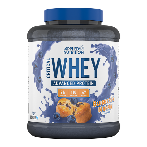 Applied Nutrition Critical Whey 2.27kg - Blueberry Muffin - Nutrition Drinks & Shakes at MySupplementShop by Applied Nutrition