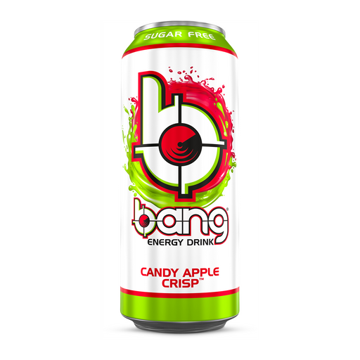 Bang Energy 12x500ml Candy Apple Crisp Best Value Sports Supplements at MYSUPPLEMENTSHOP.co.uk