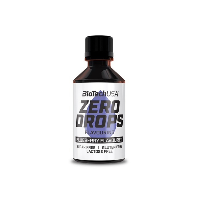 BioTech USA Zero Drops 50ml: Elevate Your Flavor Game, Guilt-Free! - Blueberry - Combination Multivitamins & Minerals at MySupplementShop by BioTechUSA