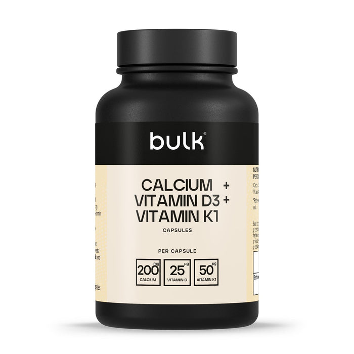 Bulk Calcium + Vitamin D3 + Vitamin K1 1000mg