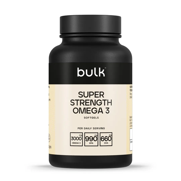 Bulk Super Strength Omega 3 1000mg