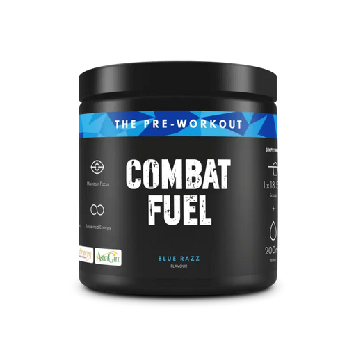 Combat Fuel Pre-Workout 370g - Blue Razz - Sports Nutrition at MySupplementShop by Combat Fuel