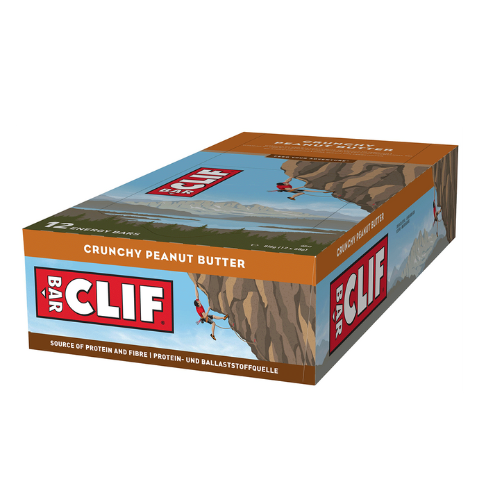 CLIF Bar 12x68g Crunchy Peanut Butter - Endurance & Energy at MySupplementShop by Clif Bar