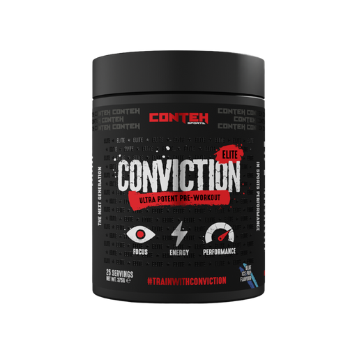 Conteh Conviction Elite 375g Ultra Potent Pre-Workout - Supplements at MySupplementShop by Conteh Sports