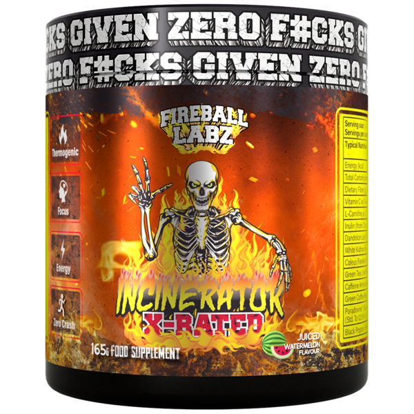 Fireball Labz Incinerator X-Rated 165g Juiced (Watermelon) | Premium Supplements at MySupplementShop.co.uk