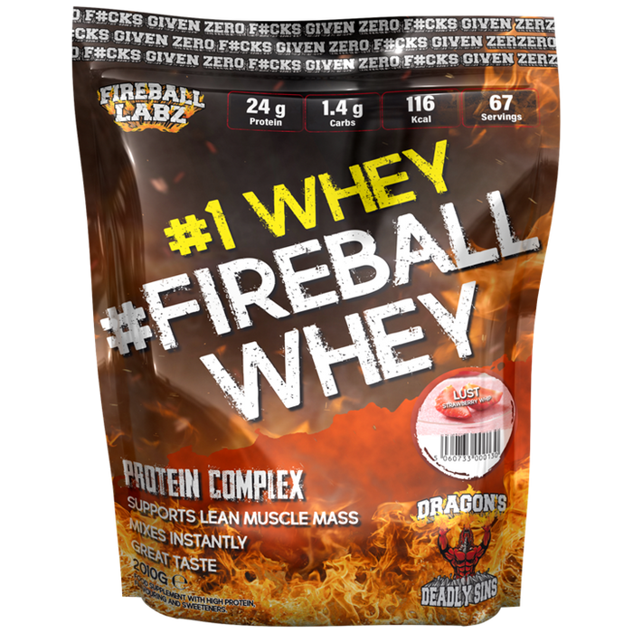 Fireball Labz #1Whey # Whey 2kg Gluttony (Doppelte Schokolade)