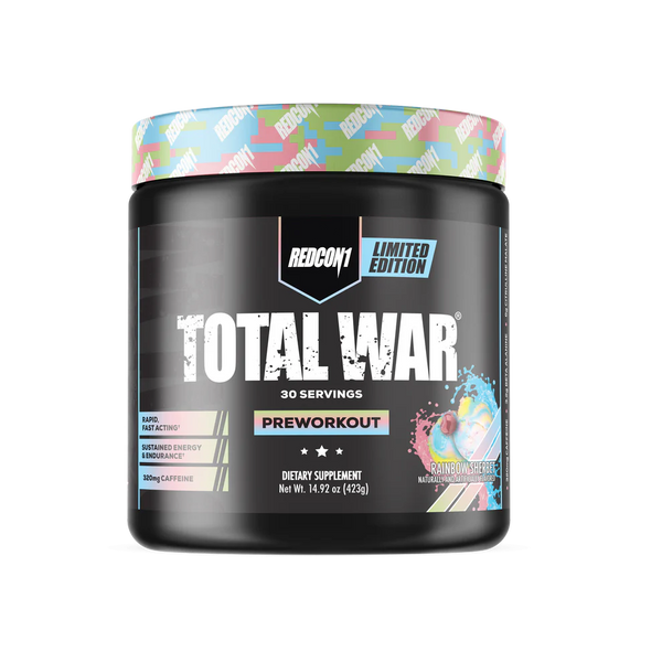 Redcon1 Total War Preworkout 30 Servings - Rainbow Candy - Pre Workout at MySupplementShop by RedCon1